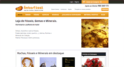 Desktop Screenshot of ambarfossil.com